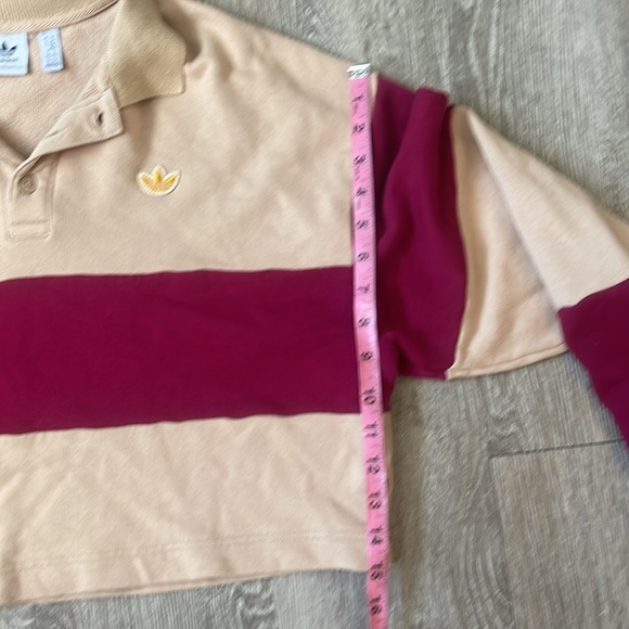 Adidas CRD Rugby Crew Sweatshirt sz medium 50 years crop pull over - Picture 5 of 8